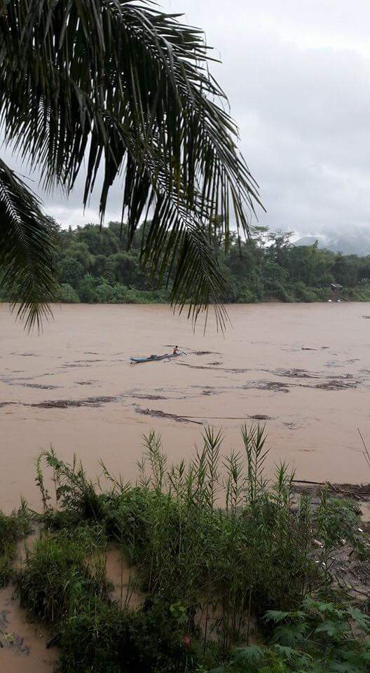 ผนกระทบของฝนที่ตกในวันนี้ทำให้น้ำคานขื้นมาก