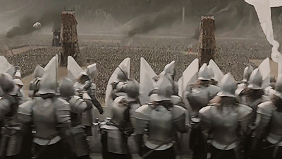 Image result for gondor knights gif