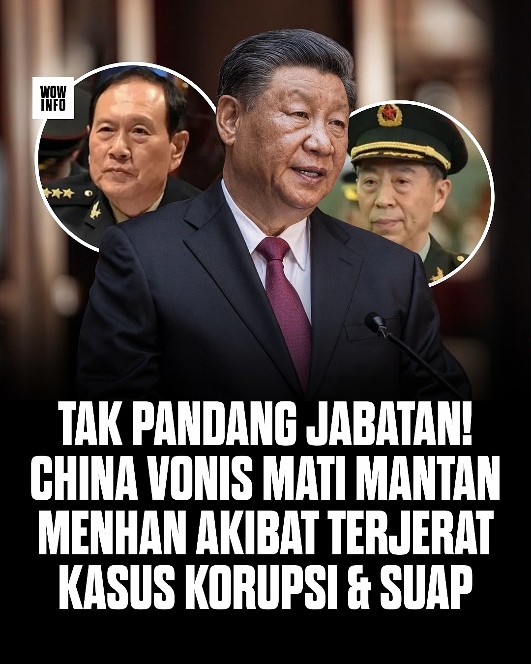 Dua mantan menteri pertahanan China, Wei Fenghe dan Li Shangfu, dijatuhi hukuman mati dengan pen.jpg