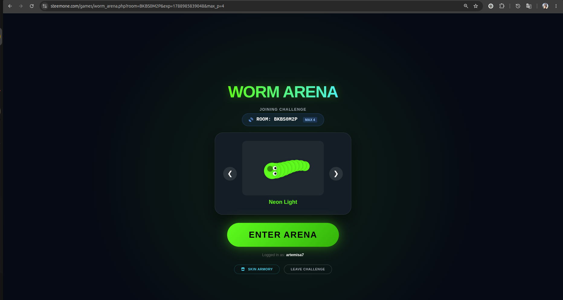 STEEM4SNAKE match screenshot 1