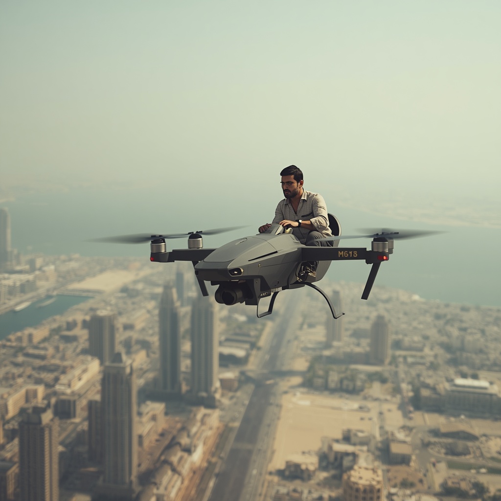 lucid-origin_Hombre_de_bigote_manejando_un_vehículo_volador_similar_a_un_dron._Vuela_sobre_D-0.jpg