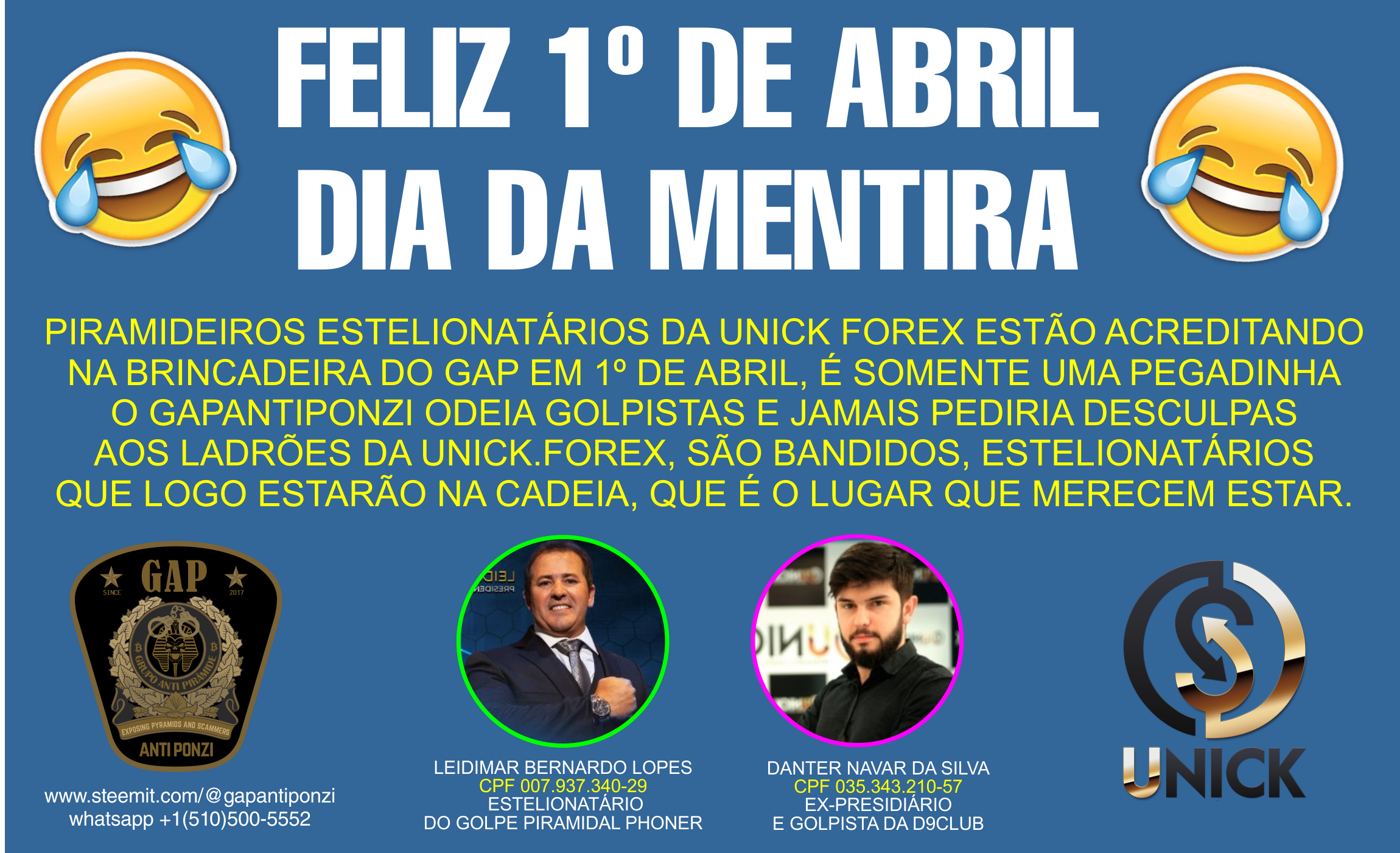 Feliz Dia Da Mentira 1 De Abril Unick Forex - 