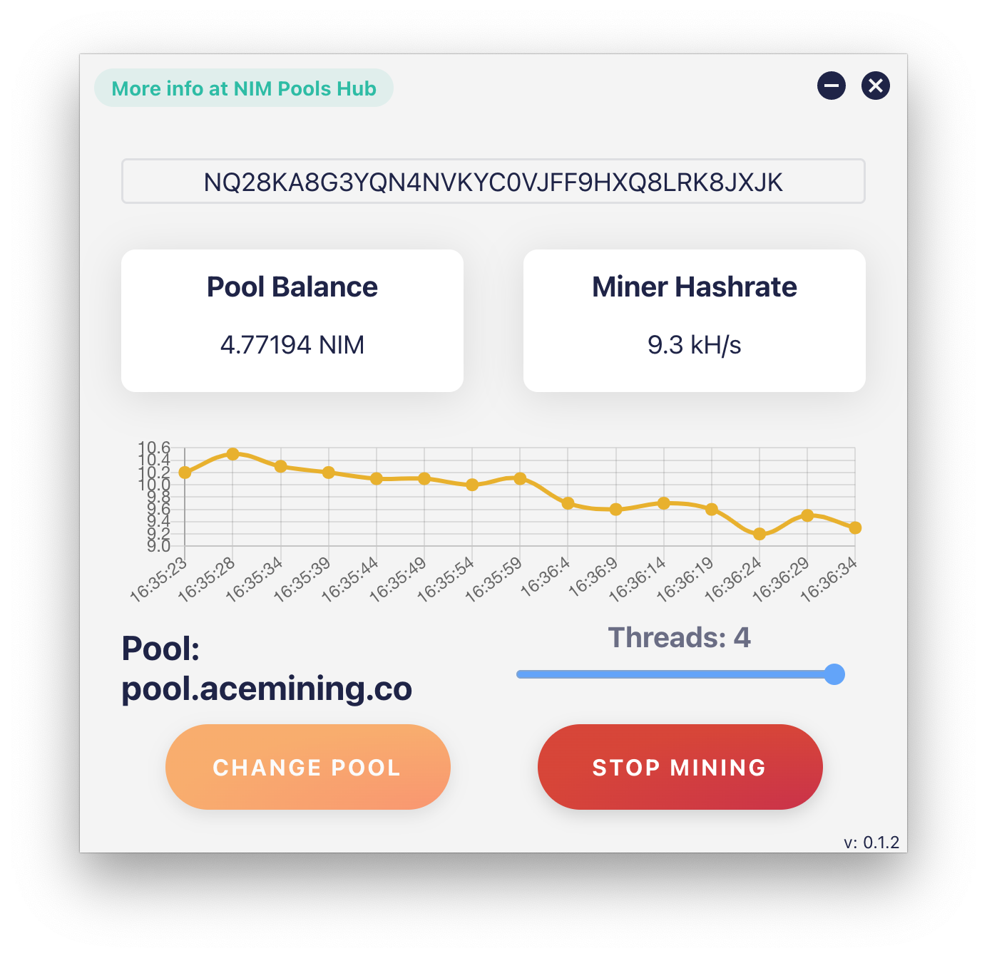 NIM Pools Hub Miner