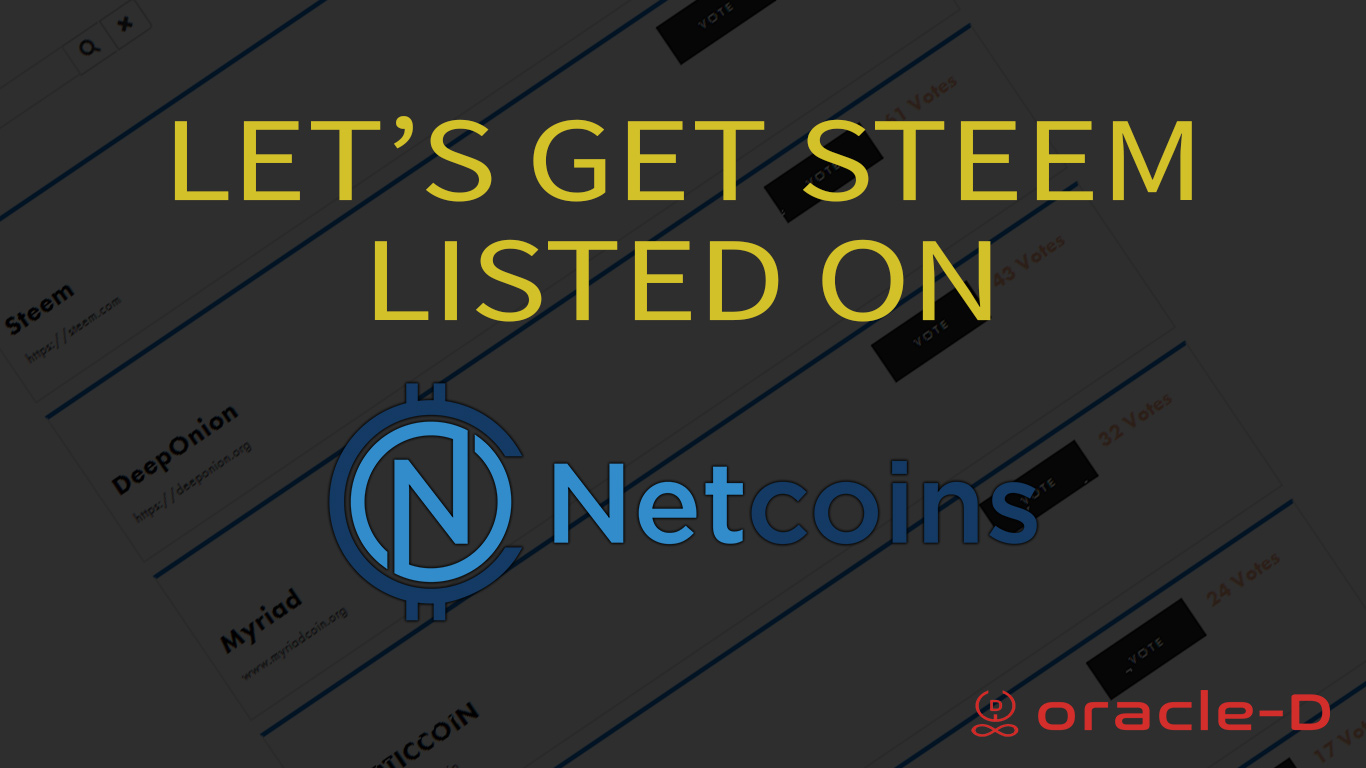 get steem listed on netcoins.jpg