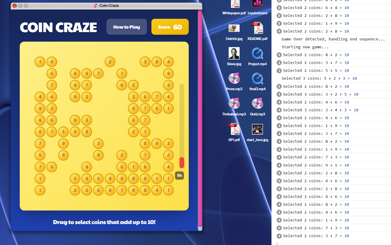 自动进行Coin Craze游戏