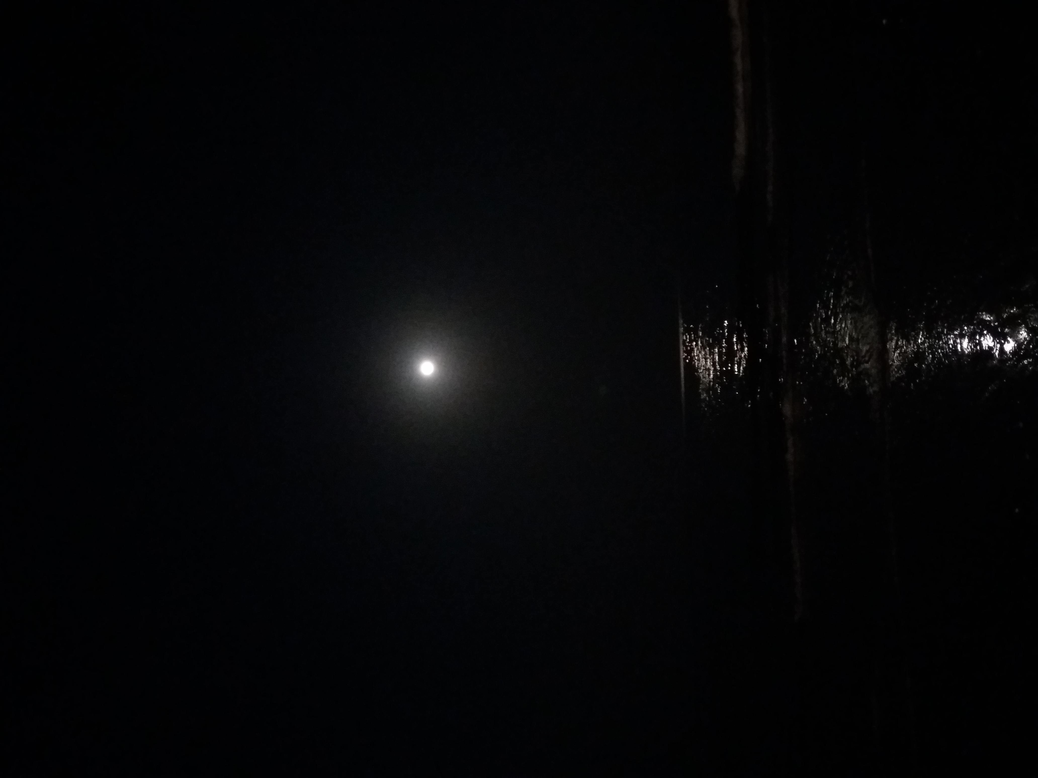 Moon light photography