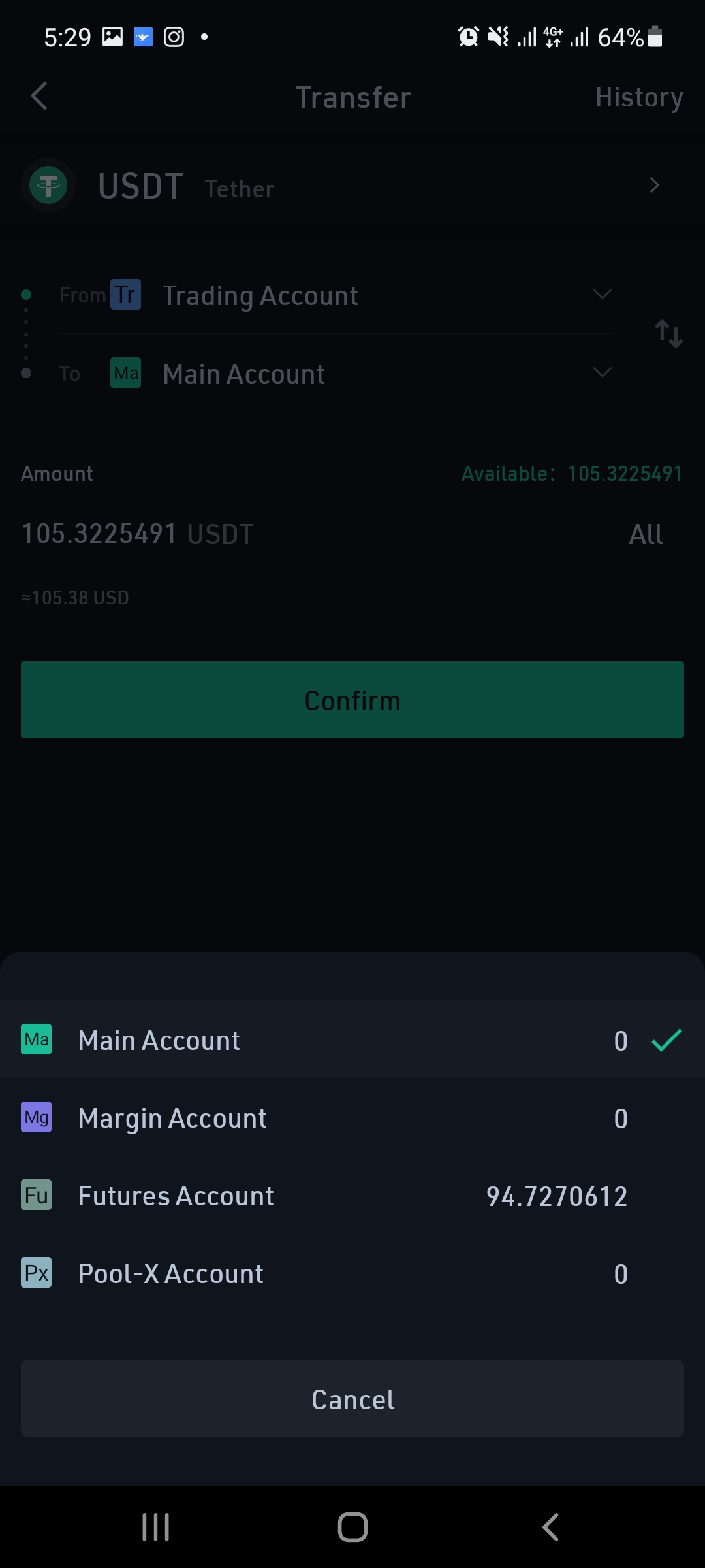 transferring poet from kucoin