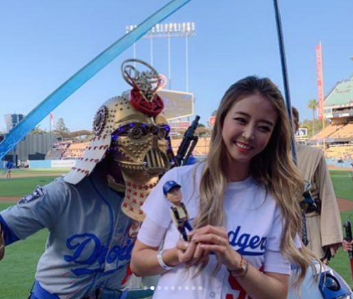 Special Event of LA Dodgers Game Today - Ryu Hyun Jin's wife's opening of a  ball game — Steemit