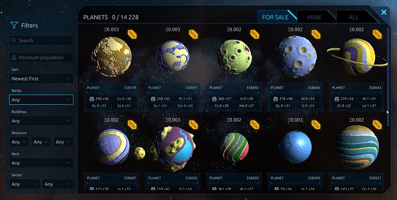 0xuniverse planets player market.jpg