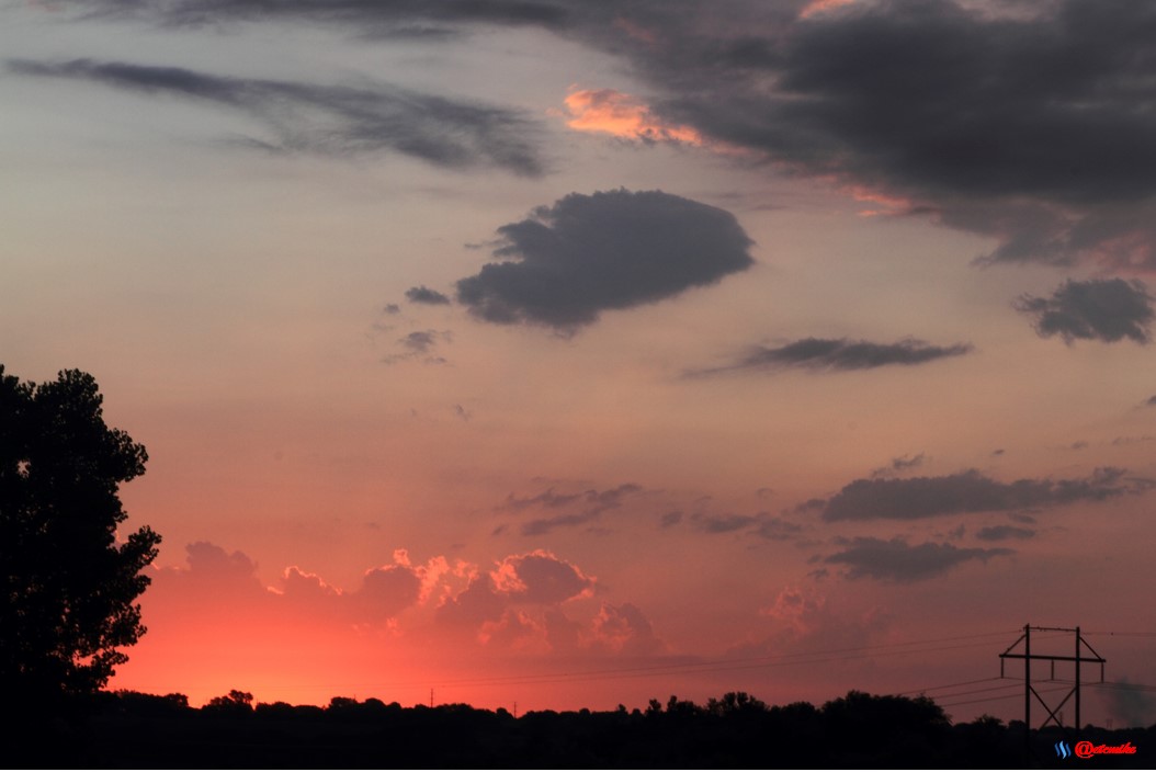 dawn sunrise clouds silhouettes silhouetted colorful SR0070.JPG