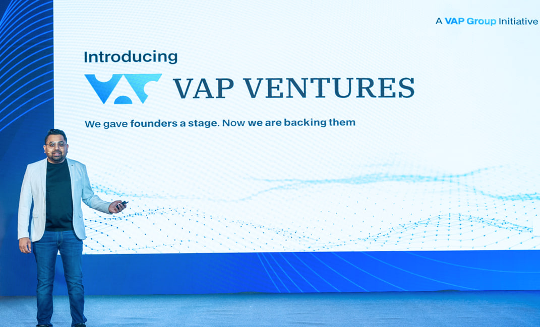 VAP Group's CEO, Vishal Parmar at the launch in Riyadh.jpg