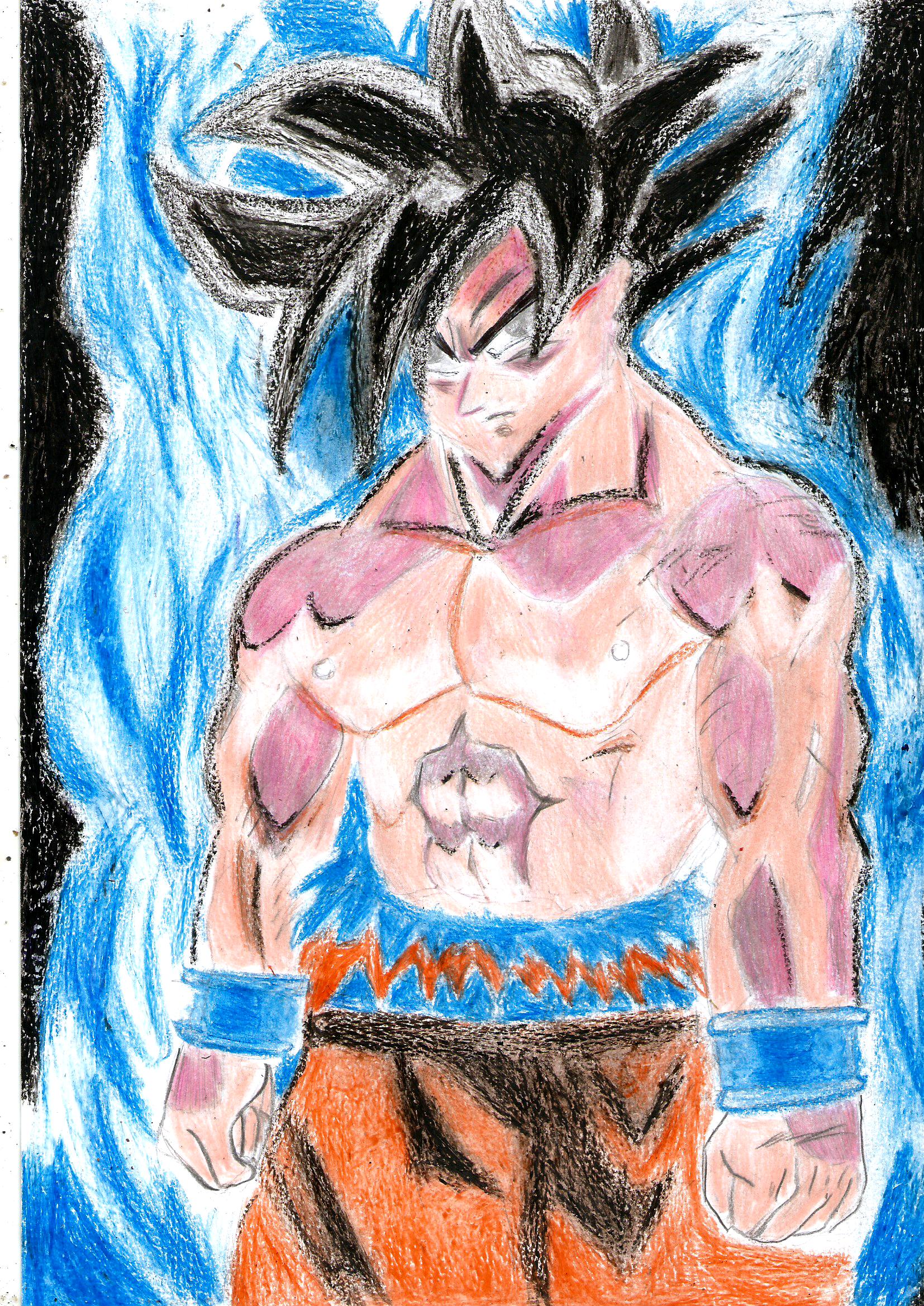 Goku - Dragon Ball Super - Proceso de Dibujo @katari — Steemit