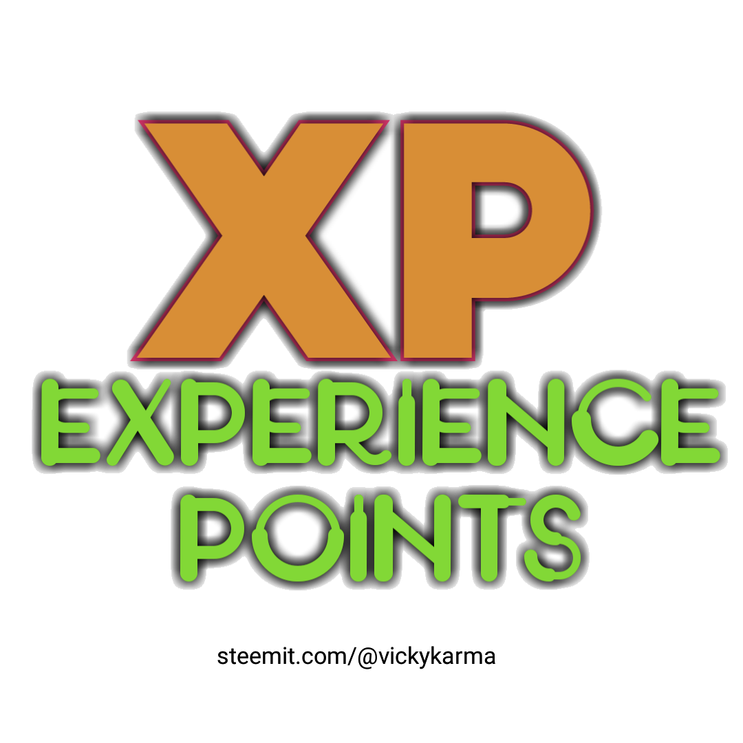 Experience points. Experience points XP.
