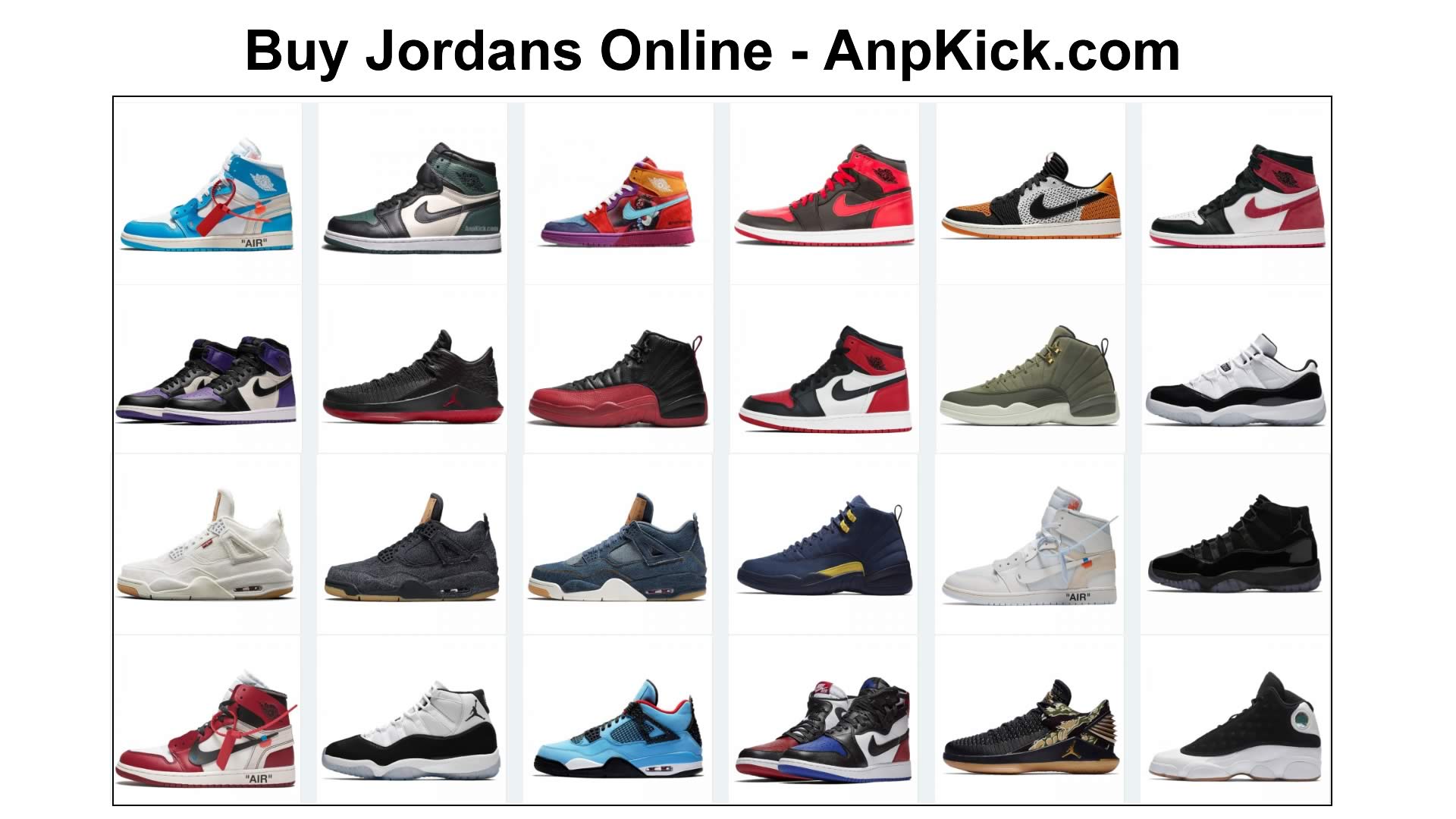 where can i order jordans online