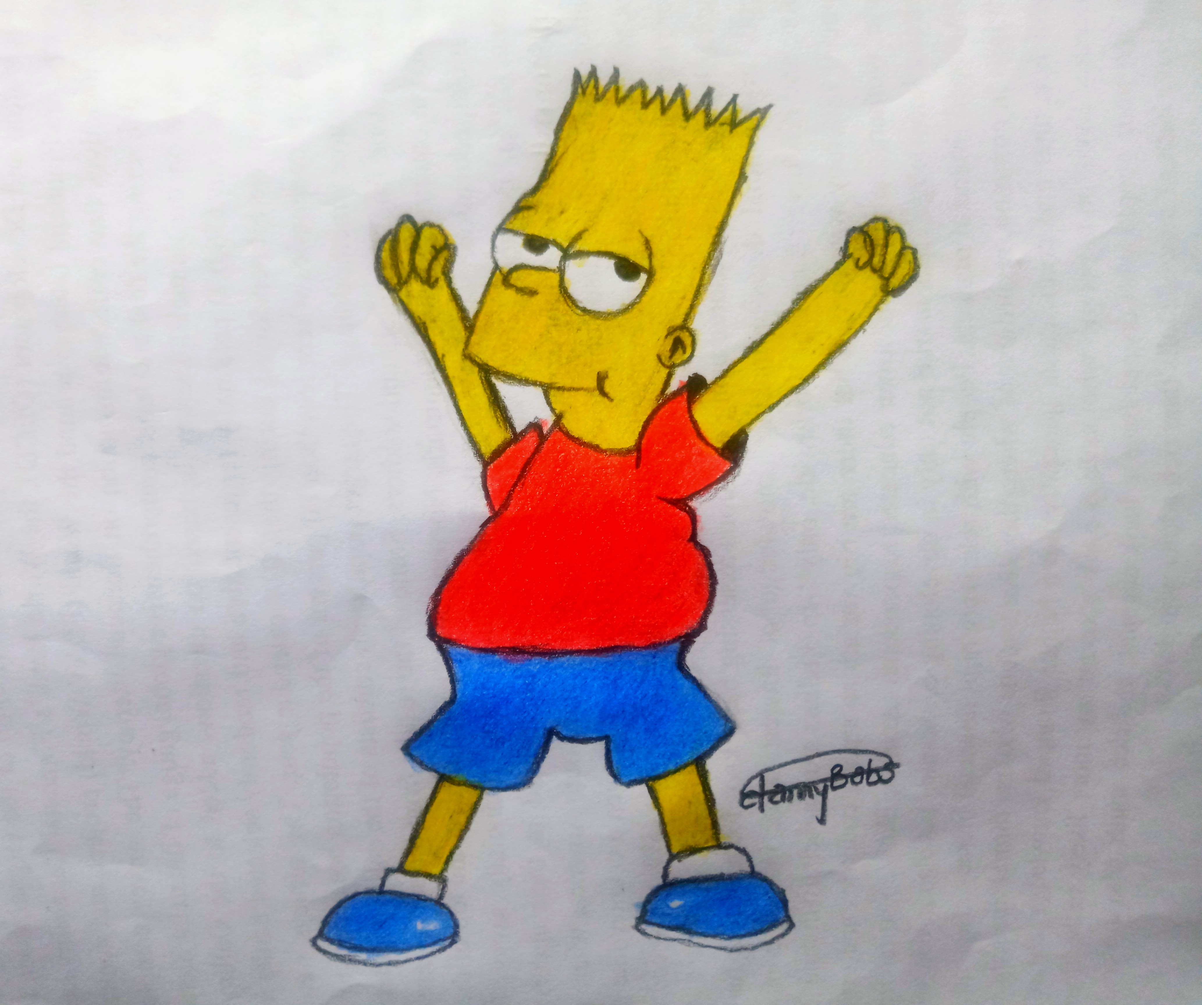 GoonzArt on Instagram Bart Simpson HD phone wallpaper  Pxfuel