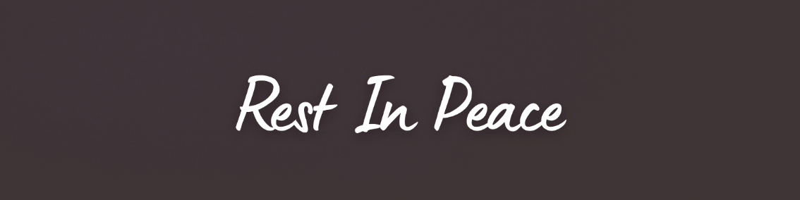 RIP text for Solana's death.