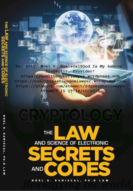 Cryptology Book of Dr. Atty. Noel G. Ramiscal steemit.jpg