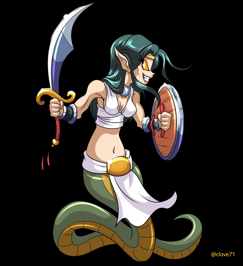 Naga Warrior (909px, 12fps).gif