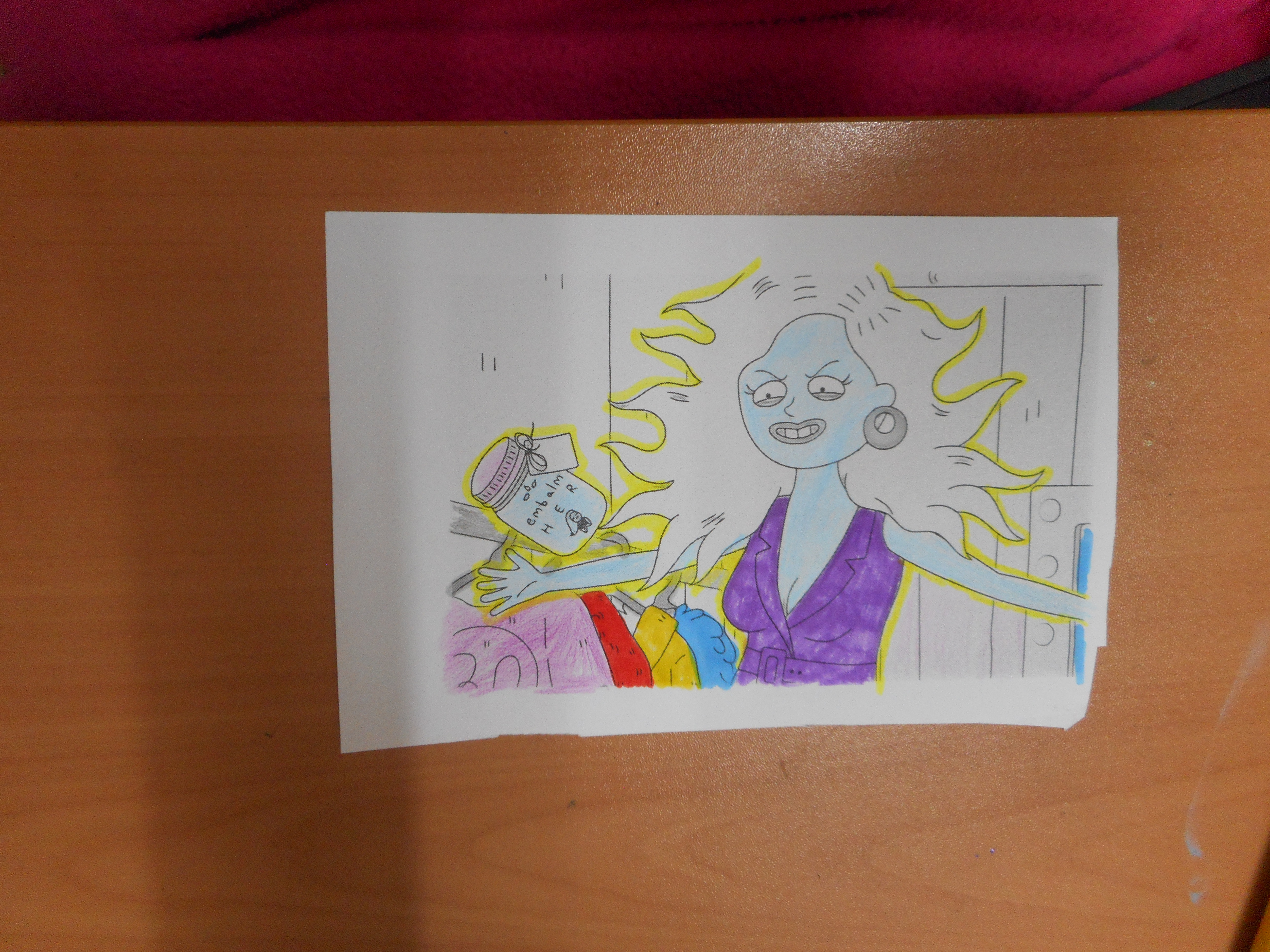 Coloring Trophy Fantasy - Teenage Euthanasia - Markers (4).JPG