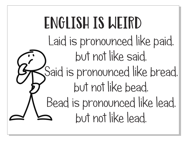 10 Reasons Why English is Weird