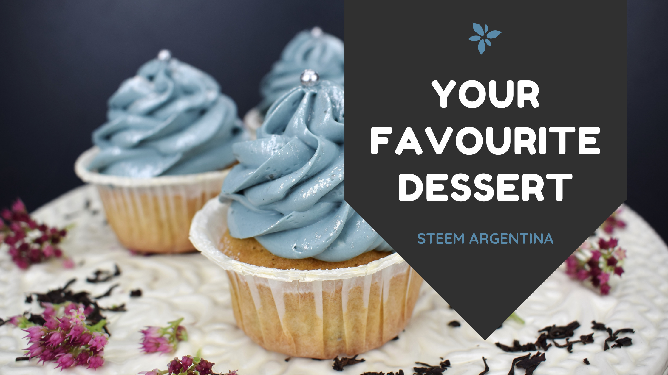Azul Negro Foto Dulces Cupcake Blog Banner (1).png