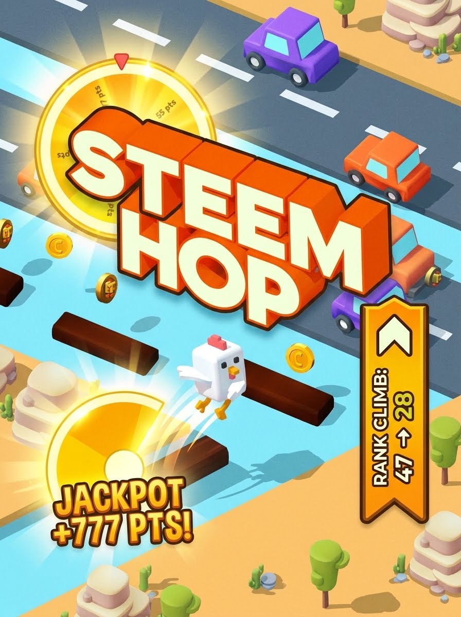 Steemhop session: Climbing from Rank 47 to 28 + Hitting the Highest Points on the Wheel
