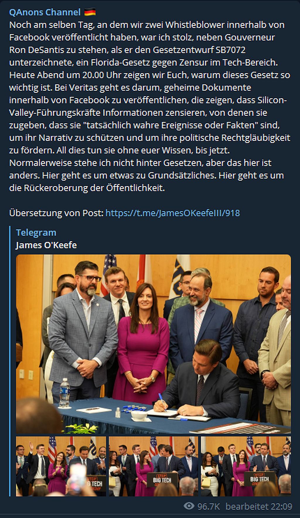 Gouverneur Ron DeSantis unterzeichnet Gesetzentwurf SB7072 Zensur im Tech-Bereich.jpg