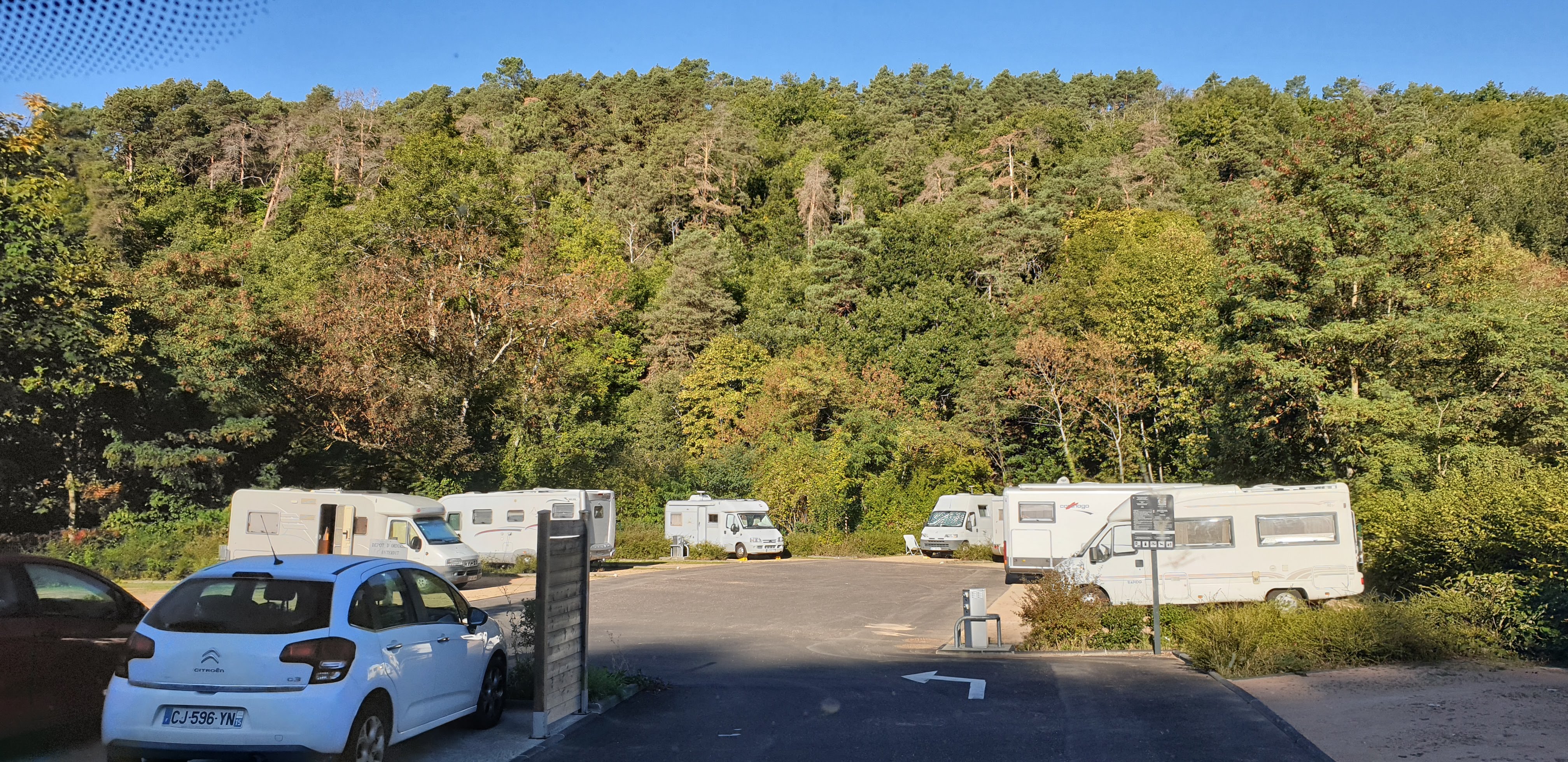 October Trip in France - First Days at Camping de la Croze, Châtel-Guyon and Riom.