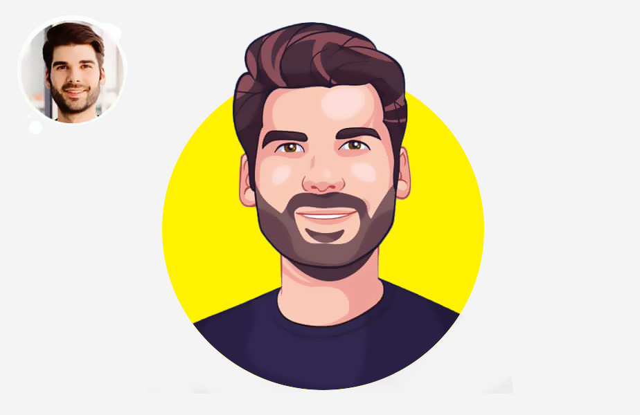 I will draw cartoon portrait from your photo.jpg