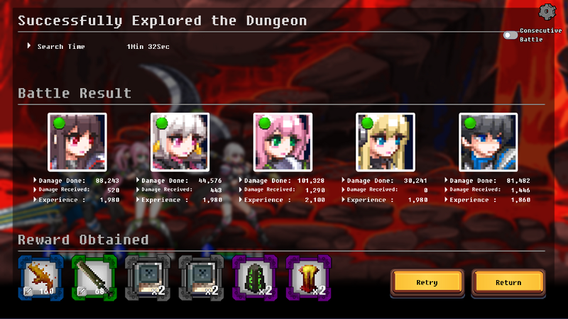 Dungeon Princess Infinity explored the dungeon.png