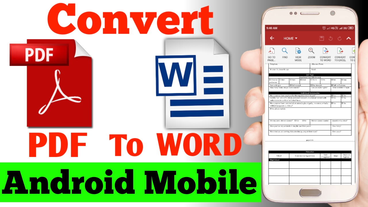 Pdf To Word Converter Free Download Mobile App Steemit