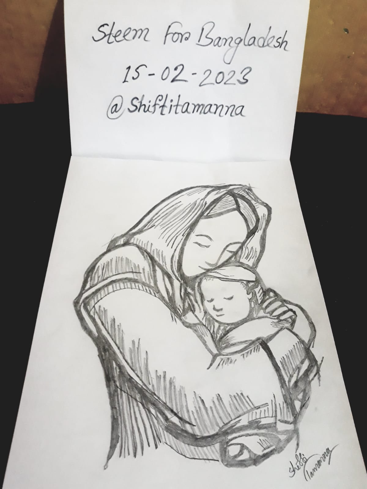 Mother and child #art | Motherhood drawing, Mother and child drawing, Children  sketch