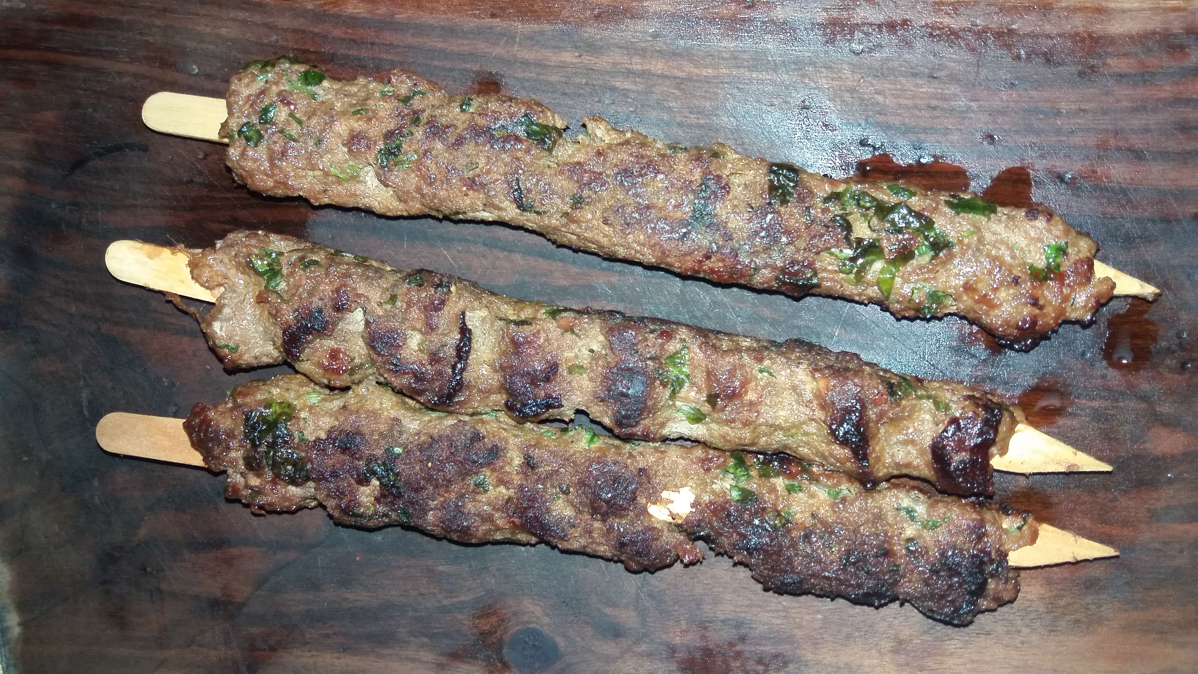 Kebap sheep meat natural food