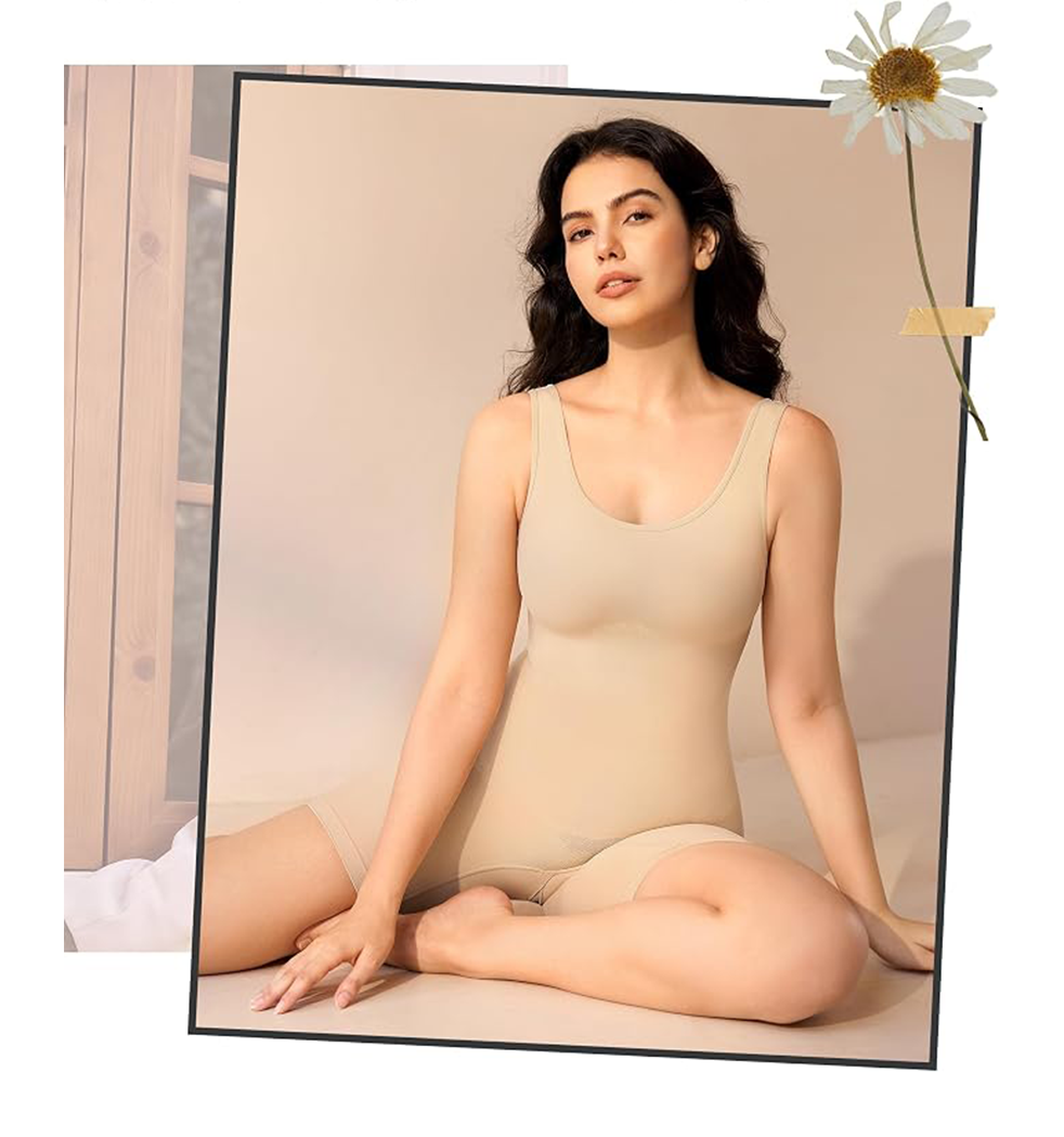 Shapewear Bodysuit for Women Tummy Control Body Shaper Body Suits.png
