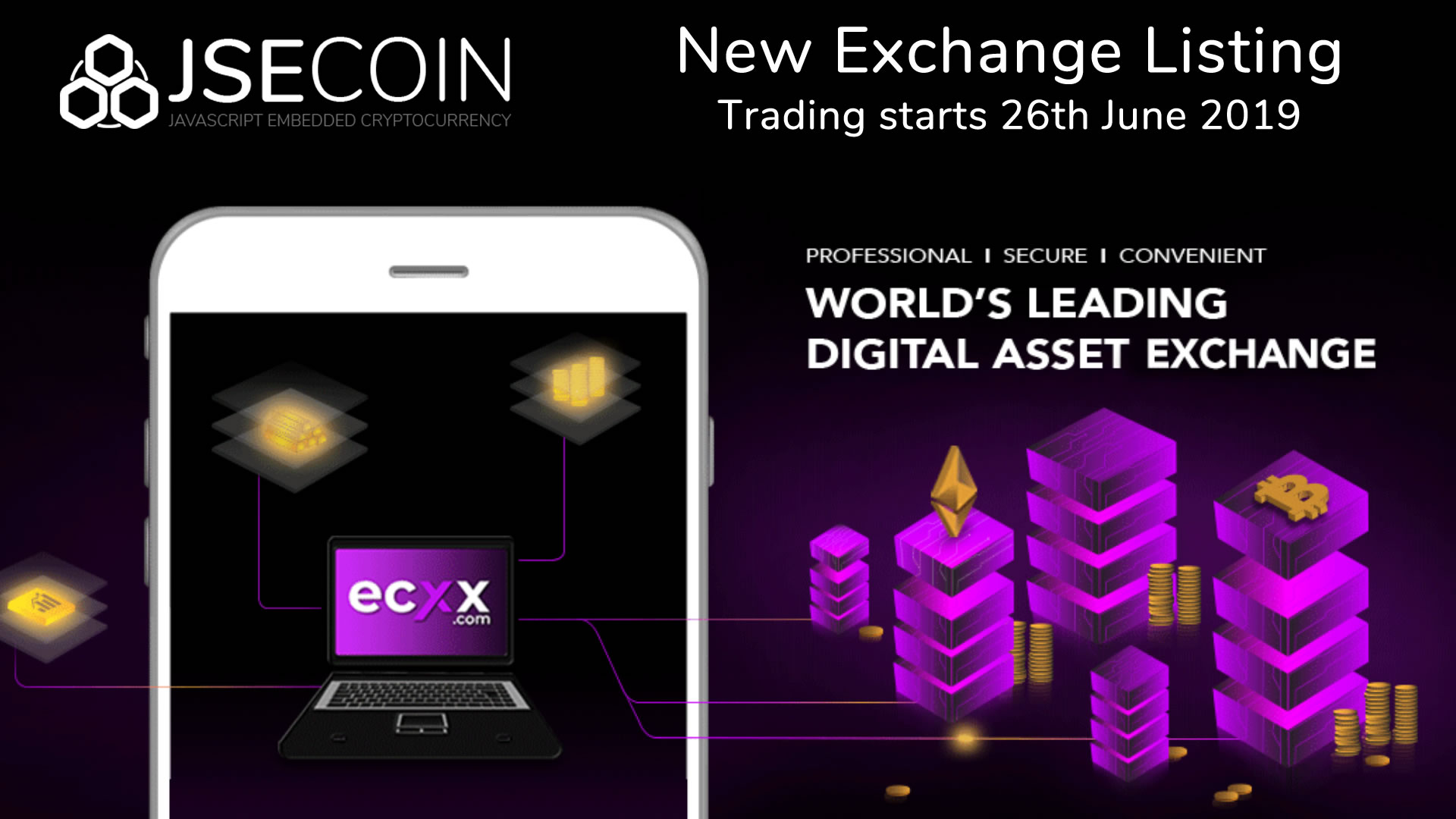 Exchange listing. ECXX.