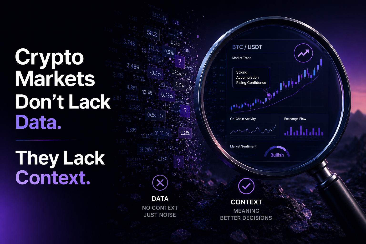 Crypto Markets Don't Lack Data. They Lack Context..png