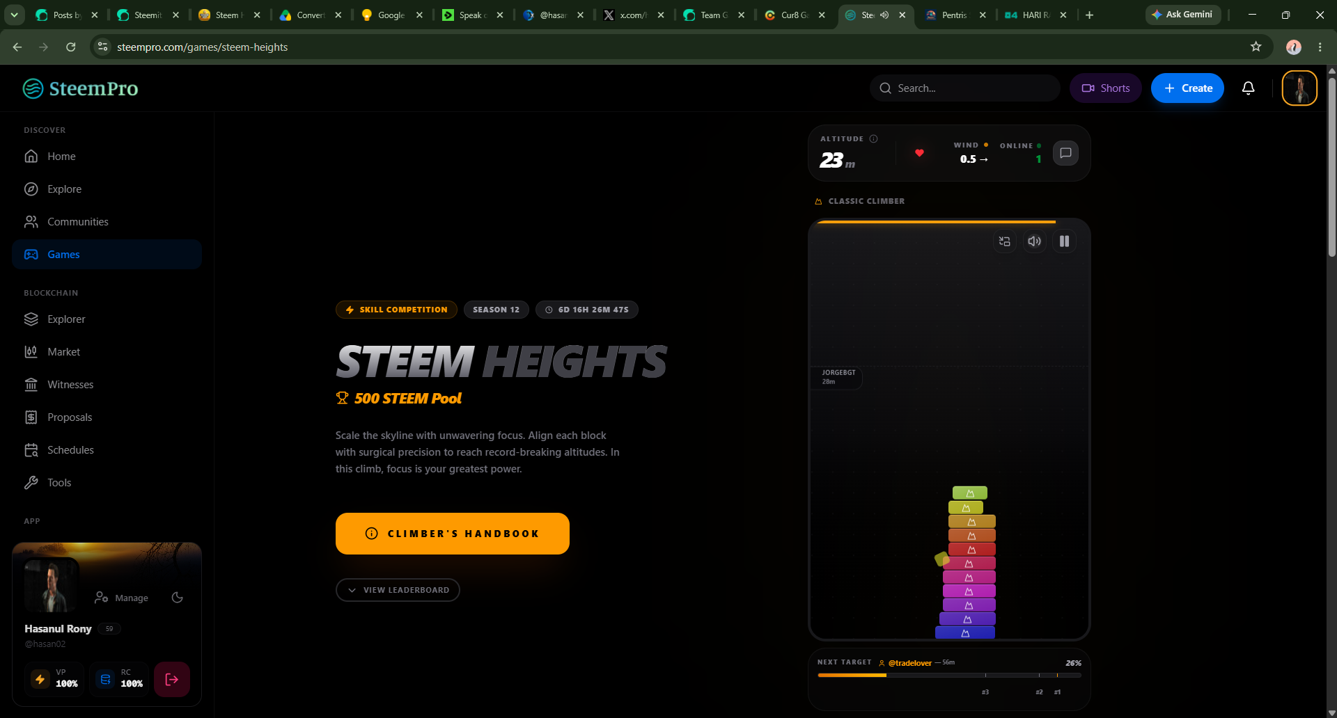 Steem Heights - The Ultimate Scaling Challenge by SteemPro - Google Chrome 6_19_2026 8_03_57 AM.png