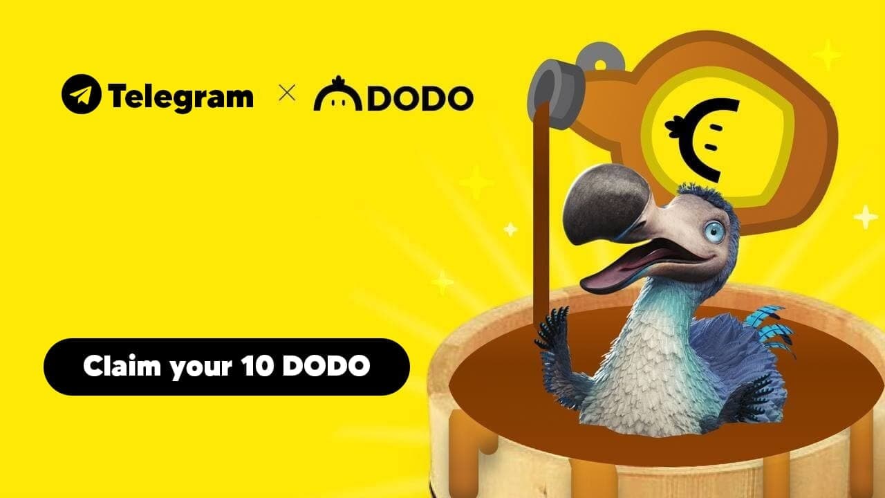 1 DODO = $ 3.7 🏁 For Joining - Get 10 DODO 👋 For each referral - 1.50 DOD...