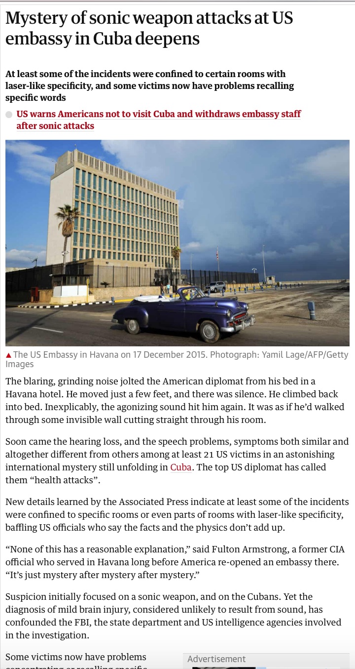 Sonic Weapon Attack - Mystery of Sonic Weapons Attacks at US Embassy in Cuba Deepens - The Guardian.jpeg