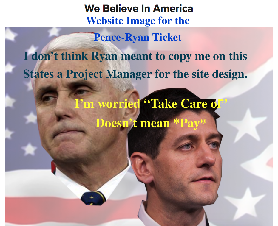 The Paul Ryan, Mike Pence assassination, coup email chain.  Says it all!  Why would they risk hijacking a National Presidential Election? — Steemit