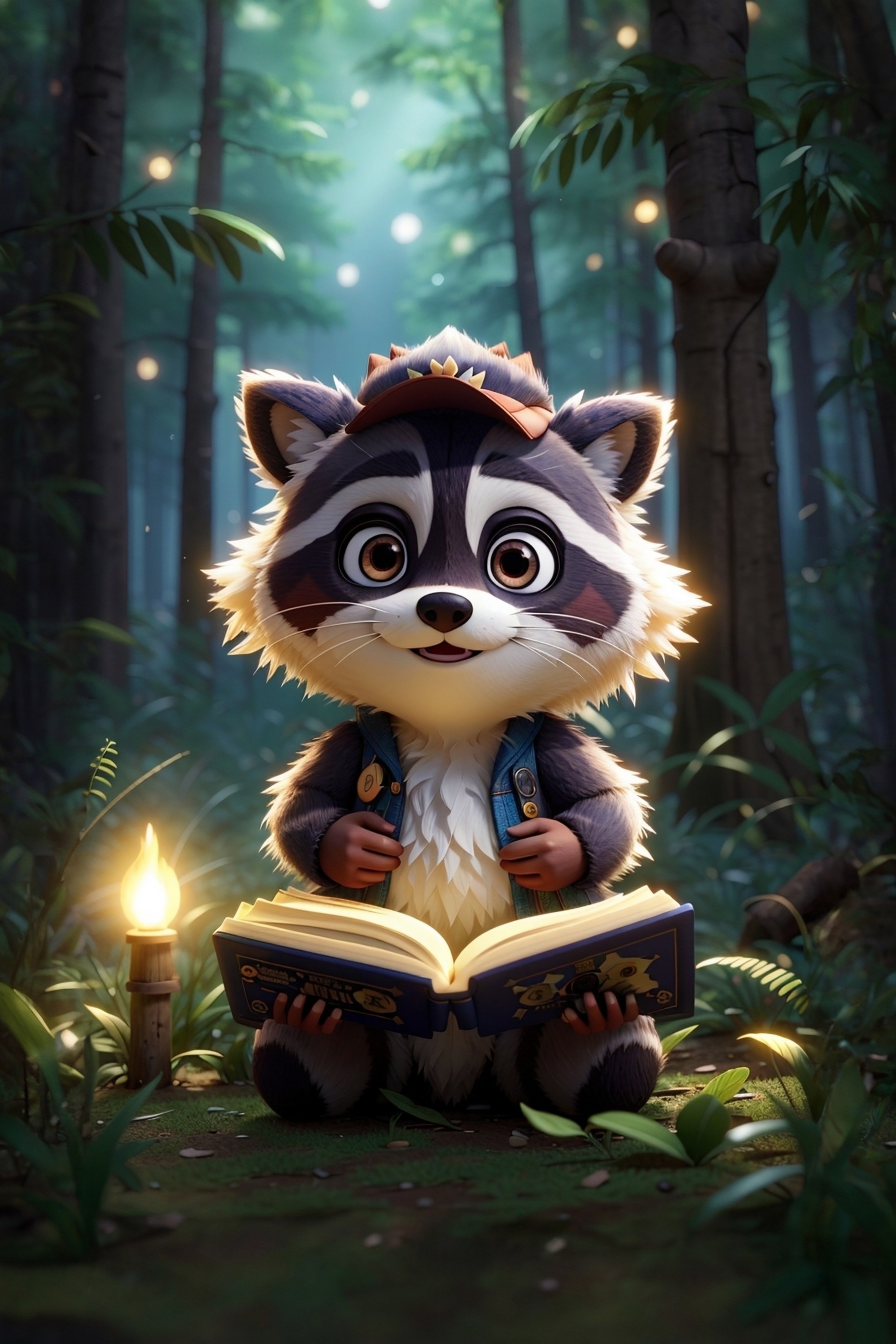 Default_frightened_in_the_forest_boyaguz_a_cute_little_raccoon_0_9f01fc1c-896d-4b14-a991-caa9a76e592b_1.jpg