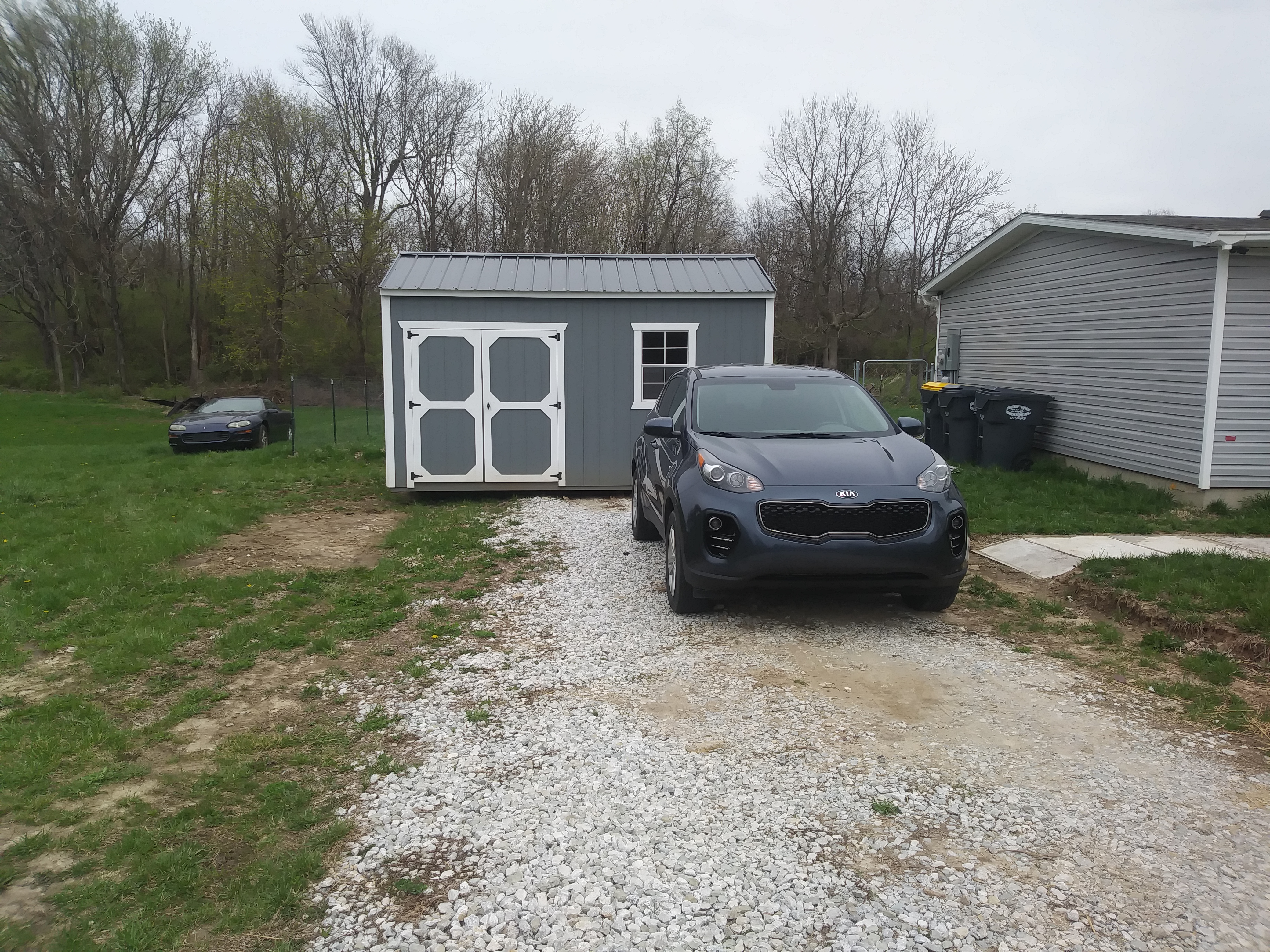 My Amish Built Storage Shed Arrived Today Steemit