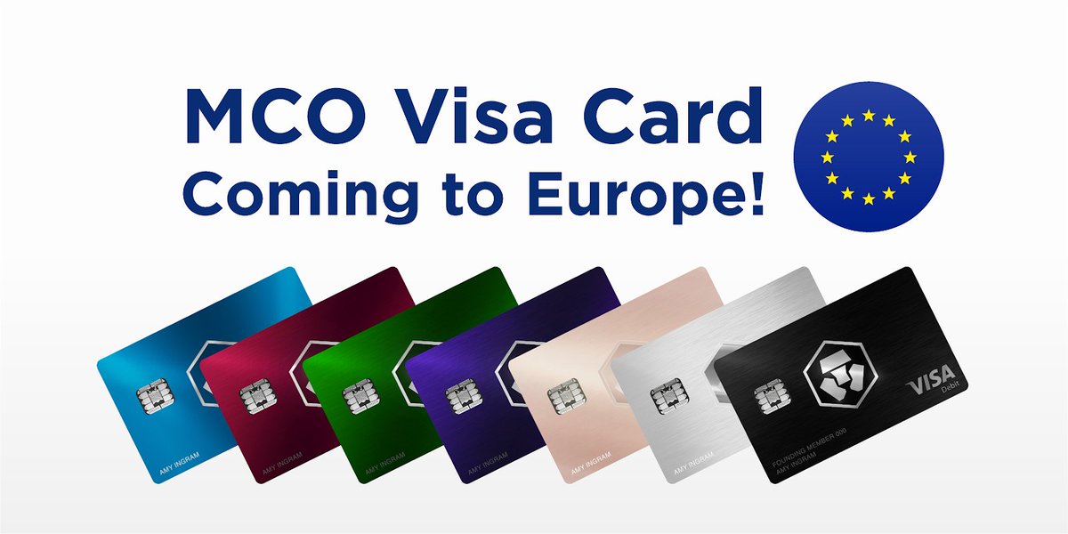 Crypto.com VISA Cards coming to Europe