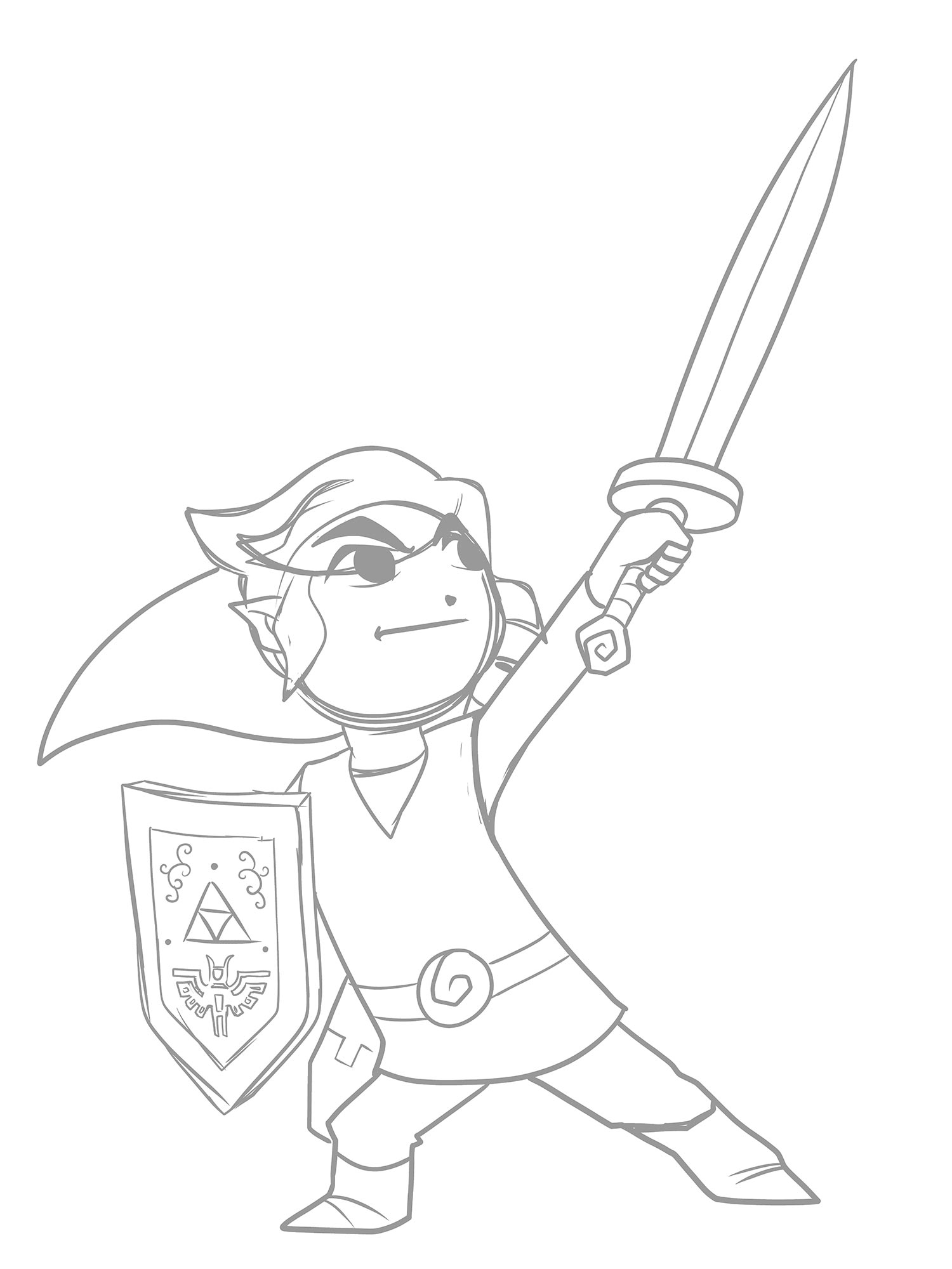 Featured image of post Toon Link Drawing In this tutorial i ll be covering how you can animate on your line art made with cinema 4d s sketch and toon