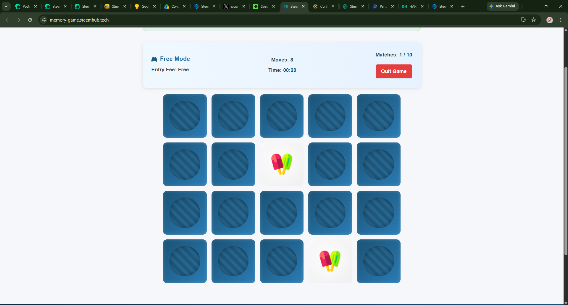 Steem Memory Game - Play and Earn STEEM - Google Chrome 8_15_2026 10_33_11 PM.png