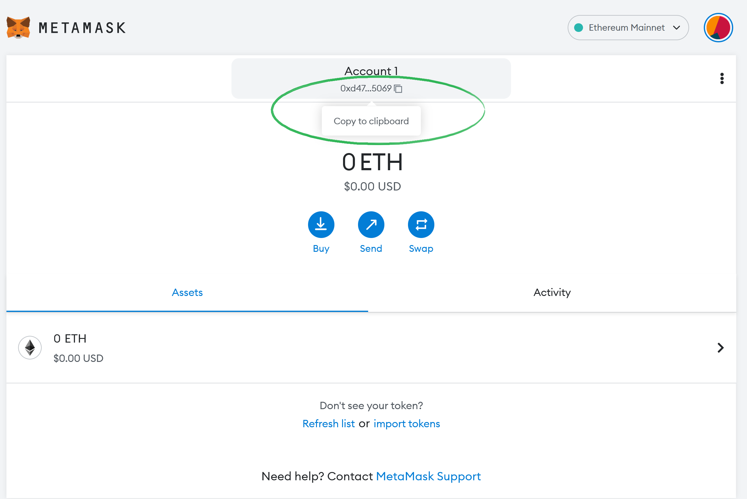 copy ETH Metamask address Account1.png