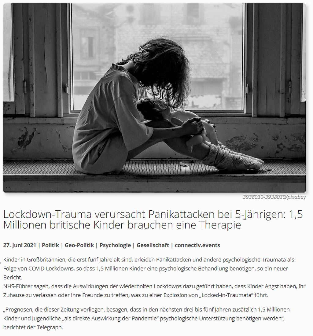 Lockdown-Trauma verursacht Panikattacken bei 5-Jährigen 1,5 Millionen britische Kinder brauchen eine Therapie.jpg