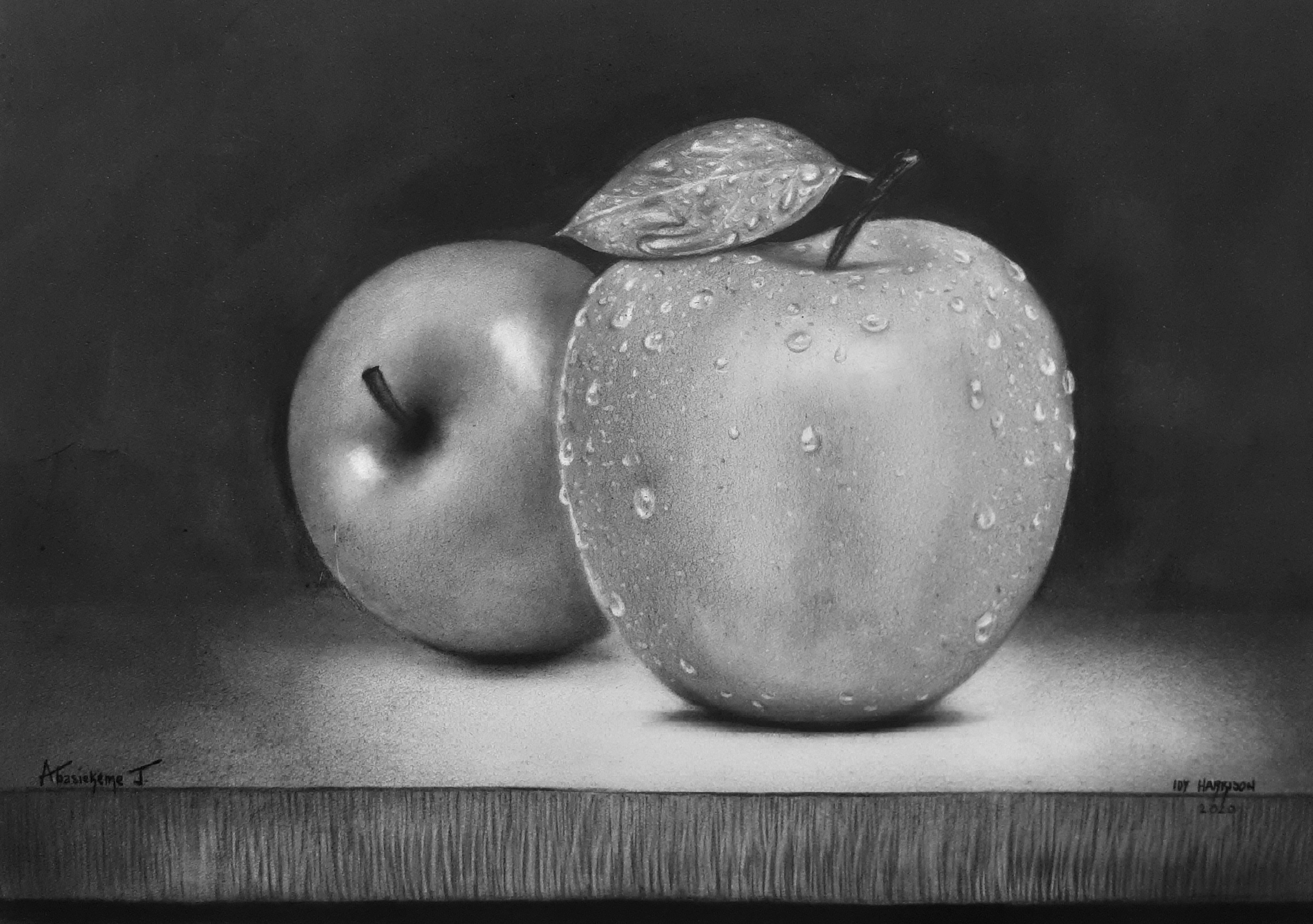 Realistic drawing of a candied apple | Candy drawing, Apple sketch, Apple