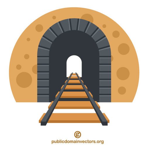 railroad tunnel publicdomain