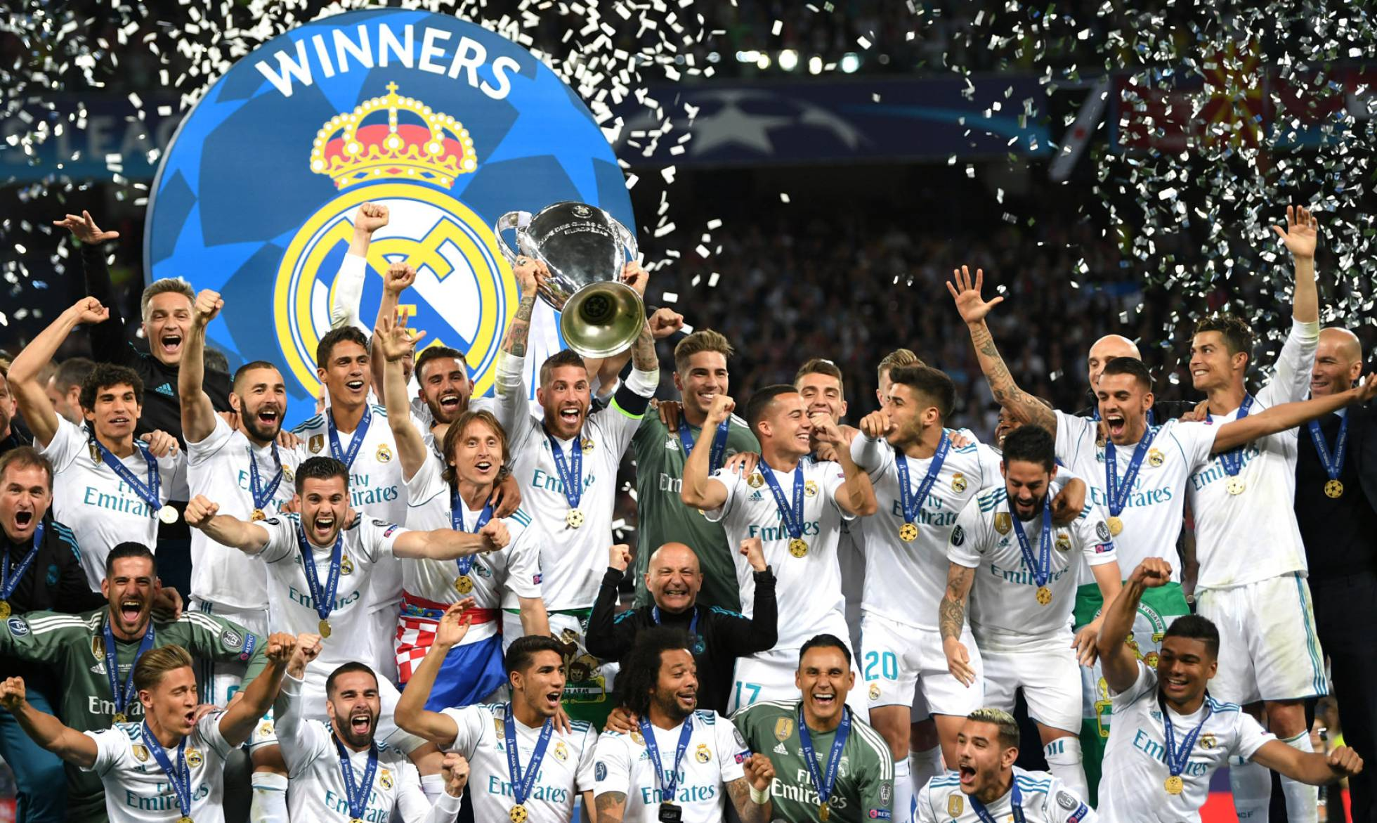 Реал Мадрид финал Лиги чемпионов 2018. Реал Мадрид чемпион. Реал Мадрид 2017 Кубок. Реал Мадрид 2018 финал ЛИГАЧЕМПИОНОВ.